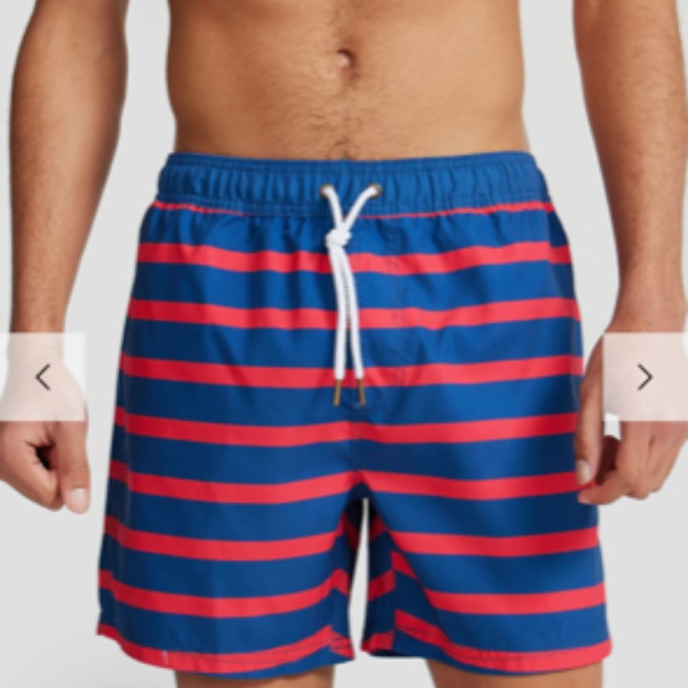 Mens Port Willunga Red Swim Short - Size LARGE